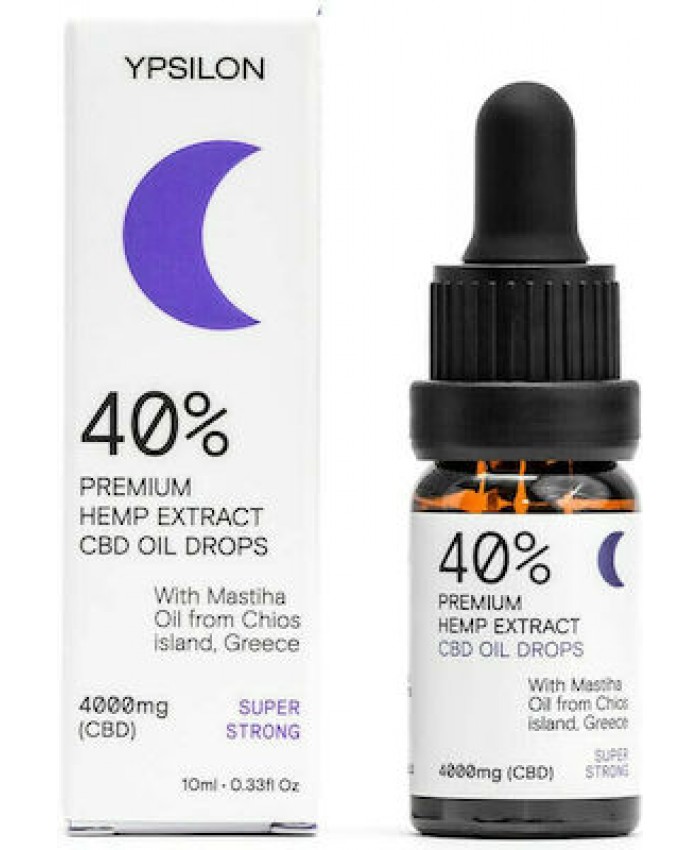 Ypsilon 4000mg 40% Premium Hemp Extract Cbd Oil Drops Super Strong 10ml